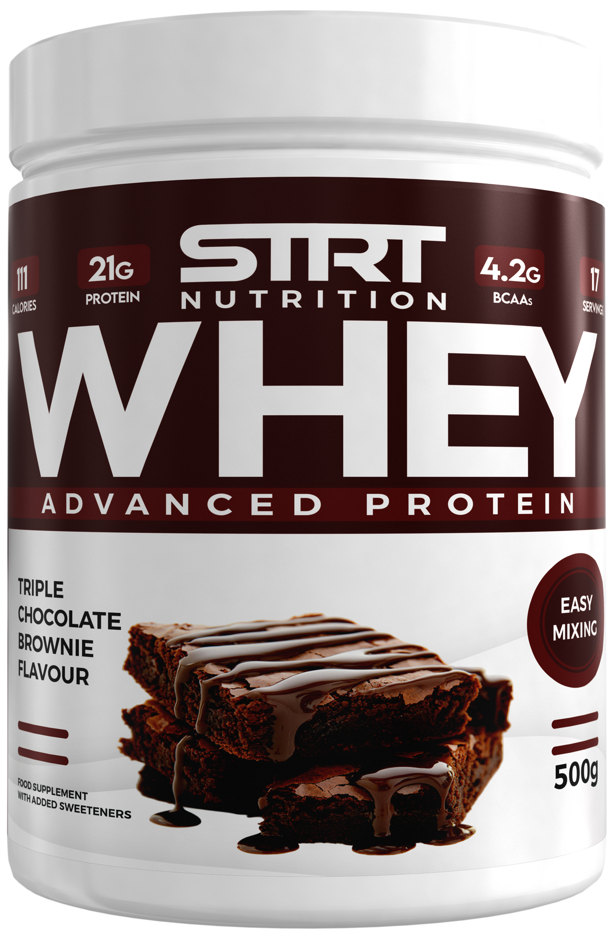 STRT Whey Protein - Triple Chocolate Brownie